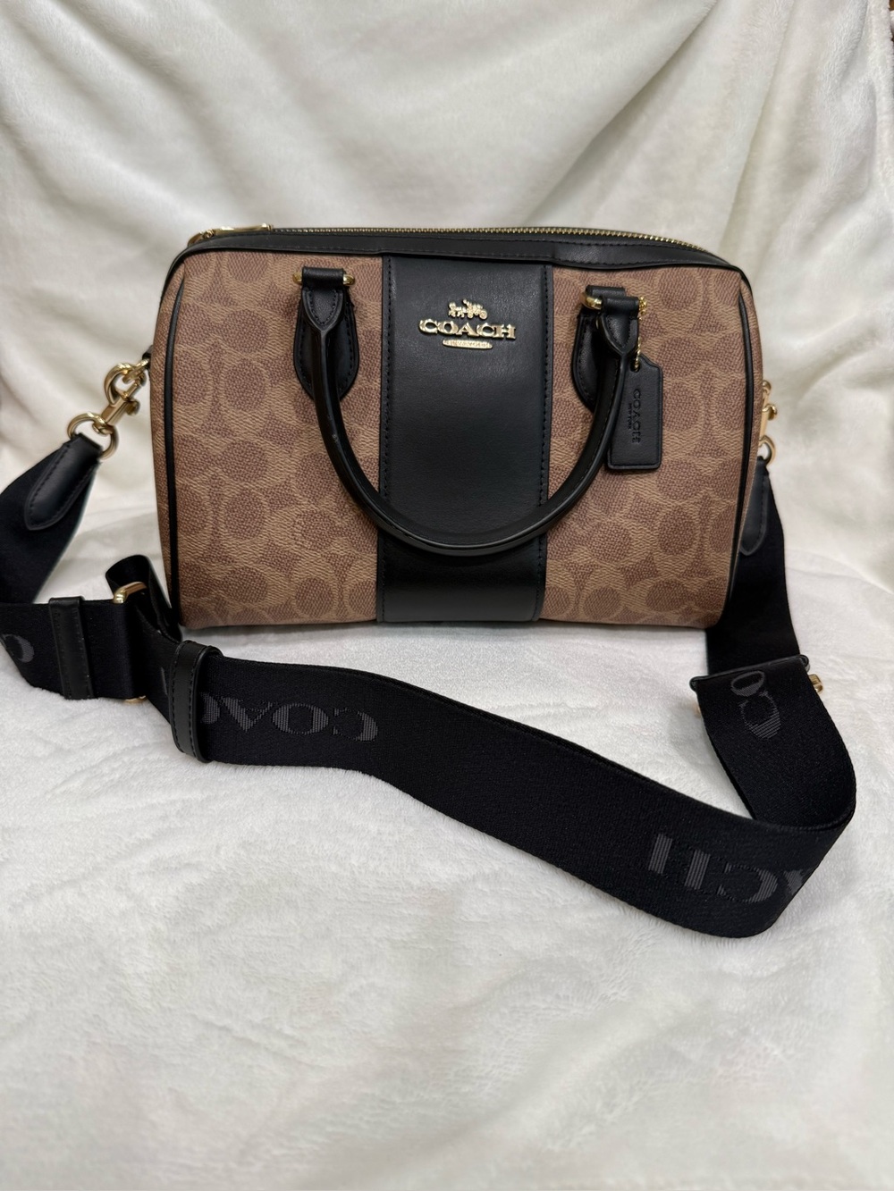 Coach Outlet Rowan Satchel Bag In Signature Canvas